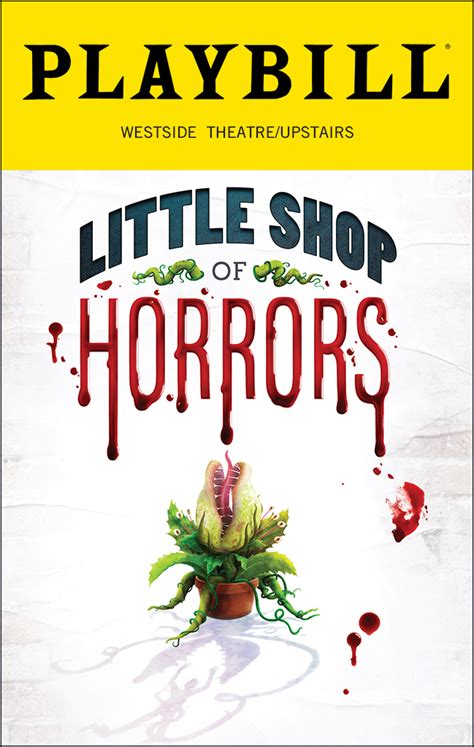 playbill broadway lottery|little shop of horrors broadway.